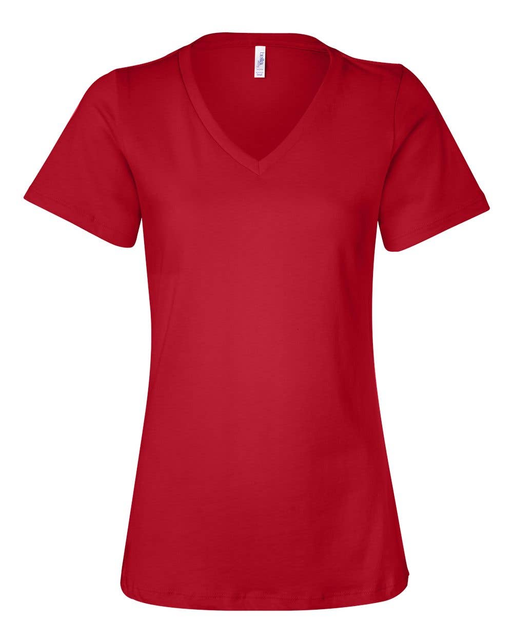 BELLA + CANVAS Women’s Relaxed V-Neck Tee – Lightweight Tee