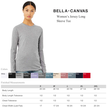 Bella+Canvas Women’s Long Sleeve Top | Comfy & Stylish