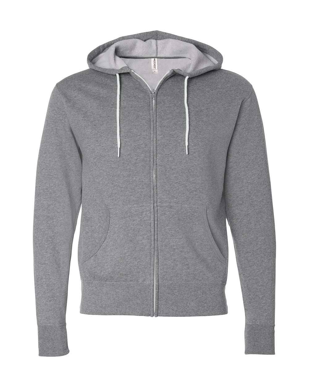 Unisex Lightweight Full-Zip Hoodie – Slim Fit Sweatshirt