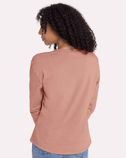 Women’s Relaxed Fit Long Sleeve Cotton T-Shirt