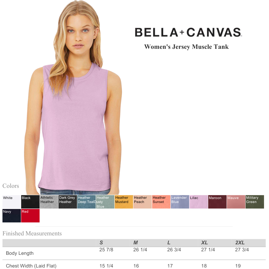 BELLA + CANVAS Women’s Lightweight Muscle Tank