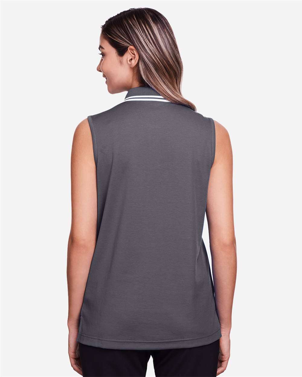 Women’s Sleeveless Performance Polo Breathable, Modern Fit