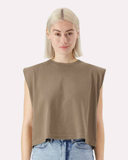 American Apparel | Women’s Heavyweight Muscle Tee | Boxy Fit