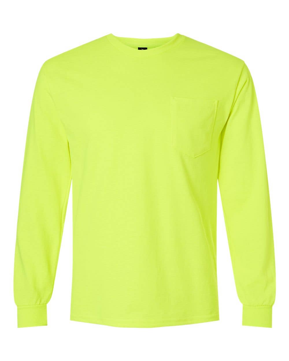 Gildan Ultra Cotton Long Sleeve Pocket Tee | Heavy Classic