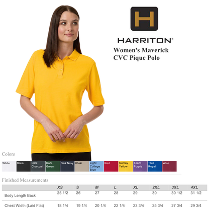 Women’s Classic Fit Pique Polo – Soft Cotton Blend