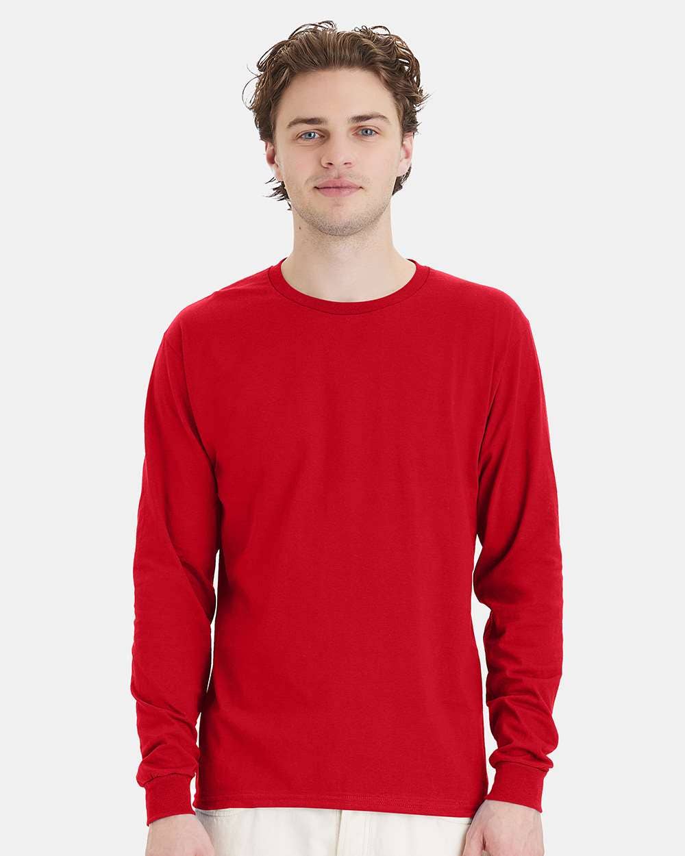 Long Sleeve Top | 100% Cotton Essential Comfort Tee