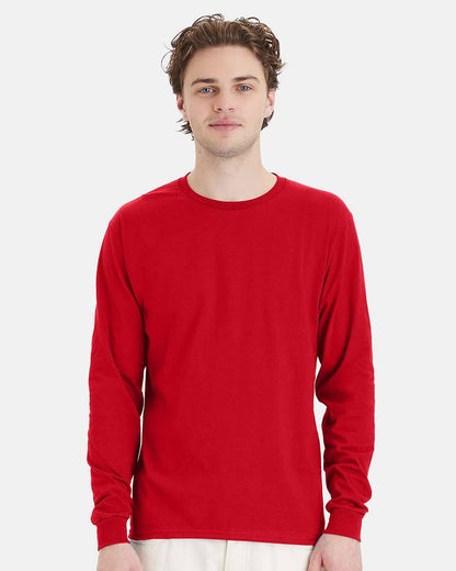 Long Sleeve Top | 100% Cotton Essential Comfort Tee