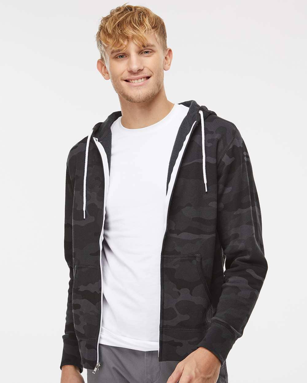 Unisex Lightweight Full-Zip Hoodie – Slim Fit Sweatshirt