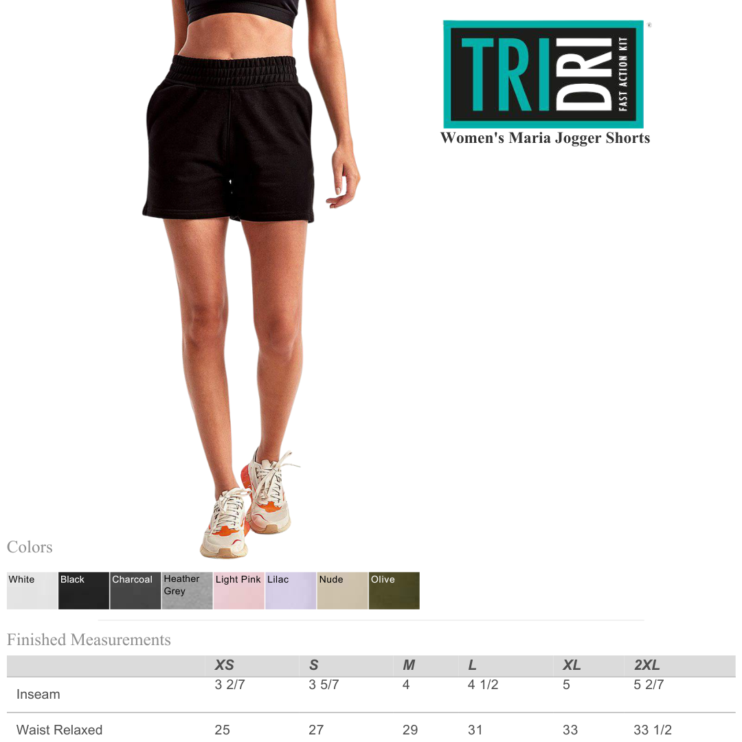 Women’s High-Waist Jogger Shorts with Pockets