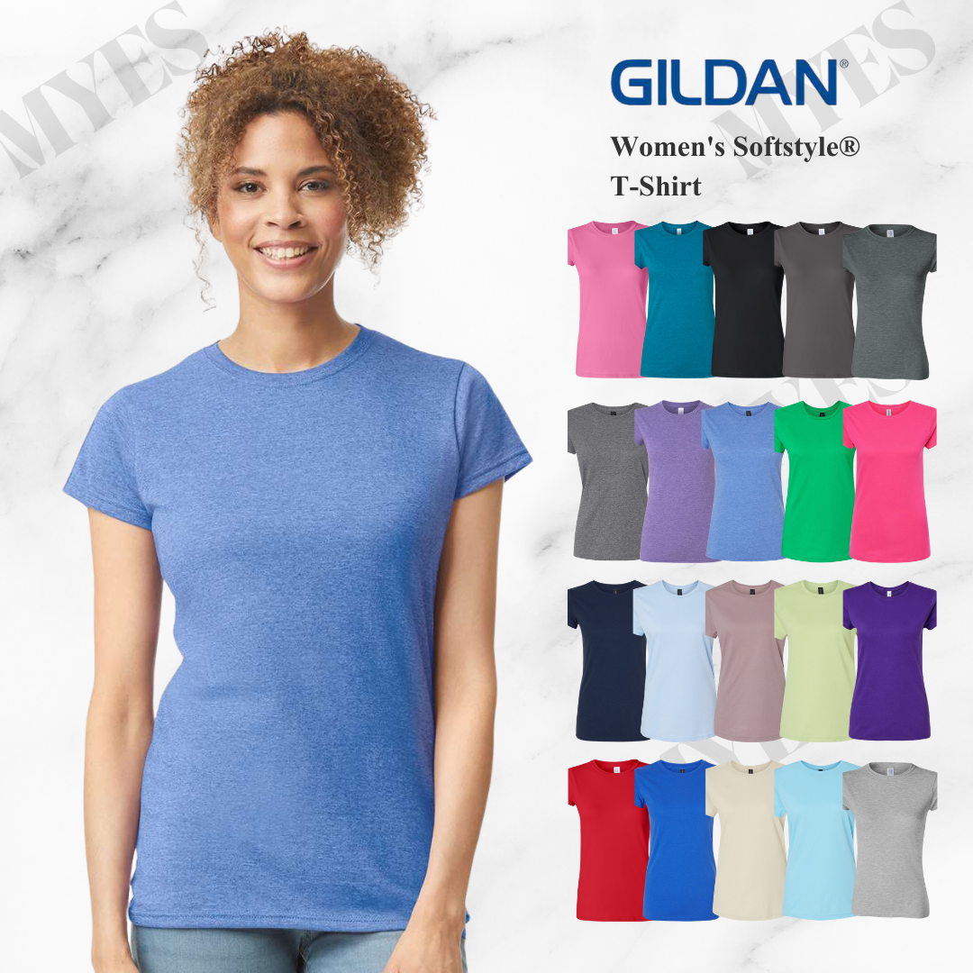 Gildan Softstyle Women’s Tee Semi-Fitted Premium Cotton Feel