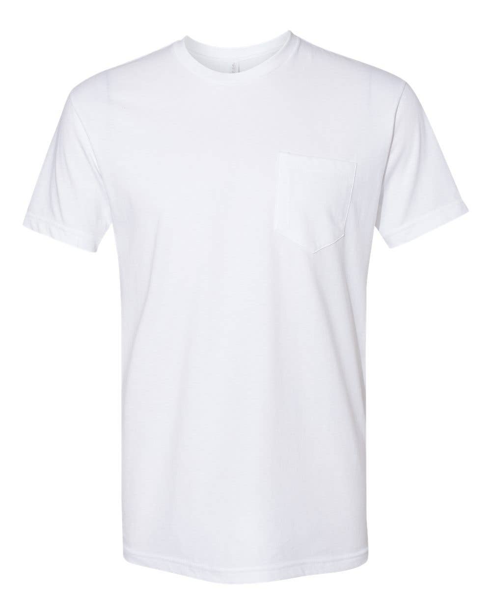 Unisex Cotton Pocket T-Shirt – Soft Combed Ring-Spun Tee