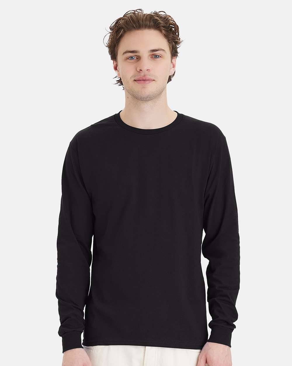 Long Sleeve Top | 100% Cotton Essential Comfort Tee