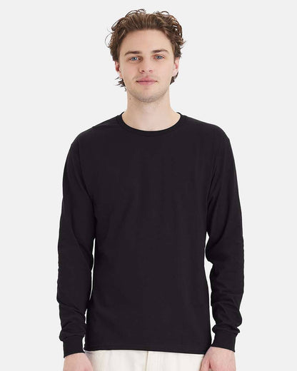 Long Sleeve Top | 100% Cotton Essential Comfort Tee
