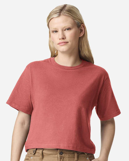 Women’s Boxy Cotton Tee | Everyday Relaxed Style