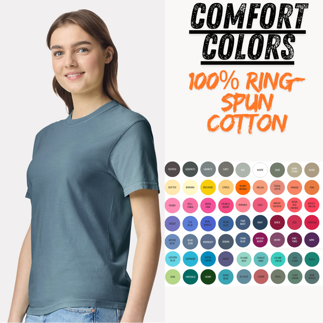 Comfort Colors Premium Soft-Washed Cotton Tee