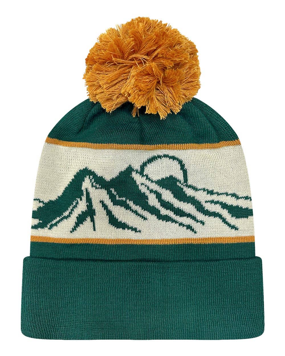 Unisex Recycled Beanie with Pom – Cozy Cold-Weather Hat