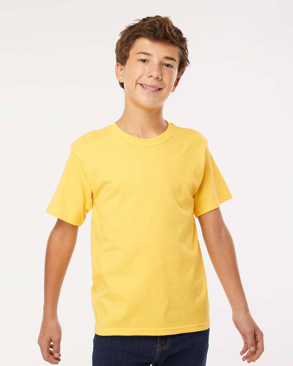 Kids Gold Soft Touch Tee – Lightweight & Durable Fit