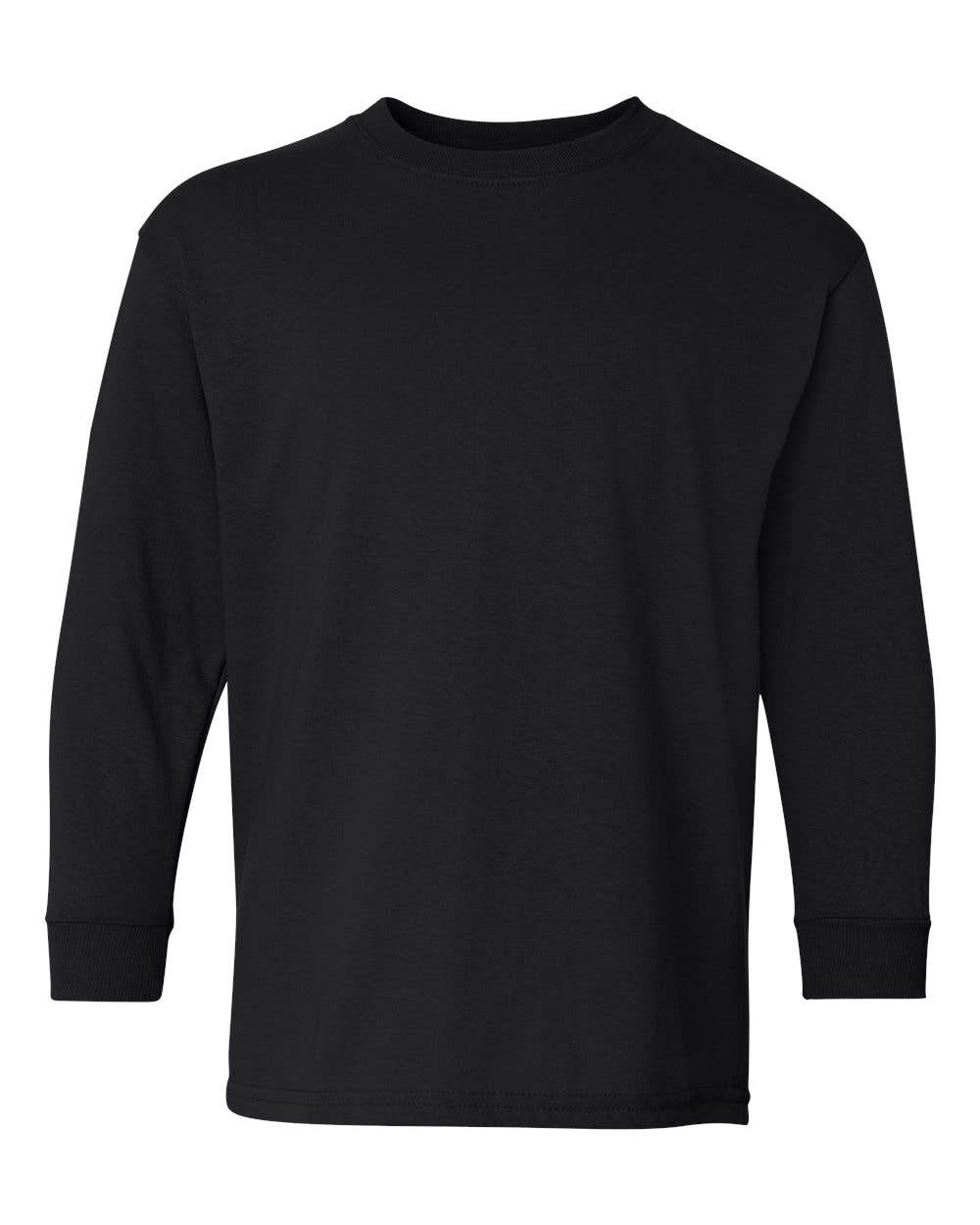 Youth Heavy Cotton Long Sleeve Tee | Soft Durable Comfort