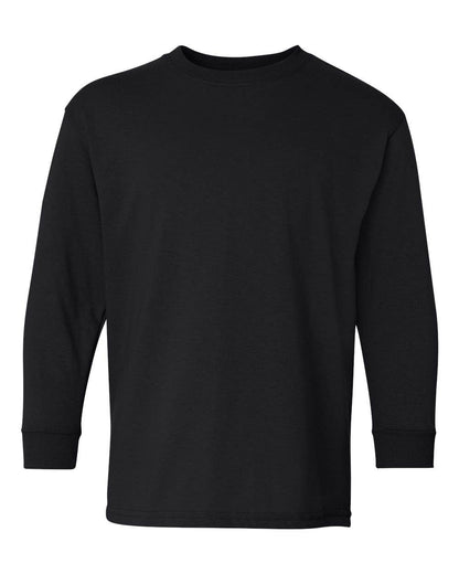 Youth Heavy Cotton Long Sleeve Tee | Soft Durable Comfort