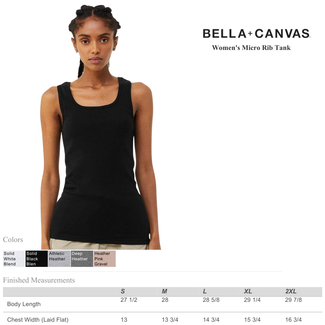 Women’s Micro Rib Tank Top – Slim Fit Everyday Essential