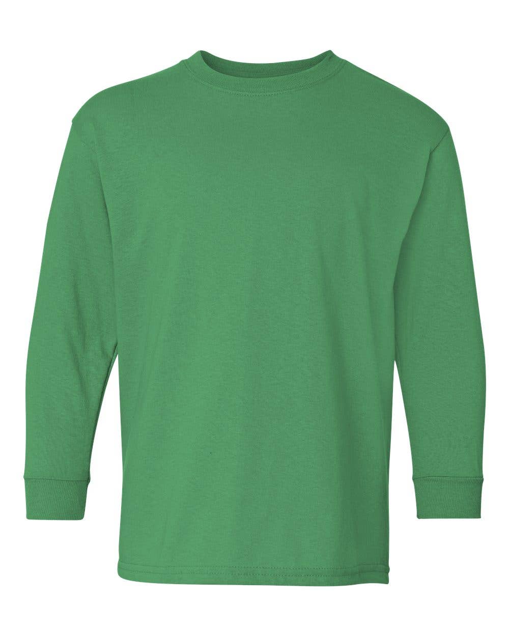 Youth Heavy Cotton Long Sleeve Tee | Soft Durable Comfort