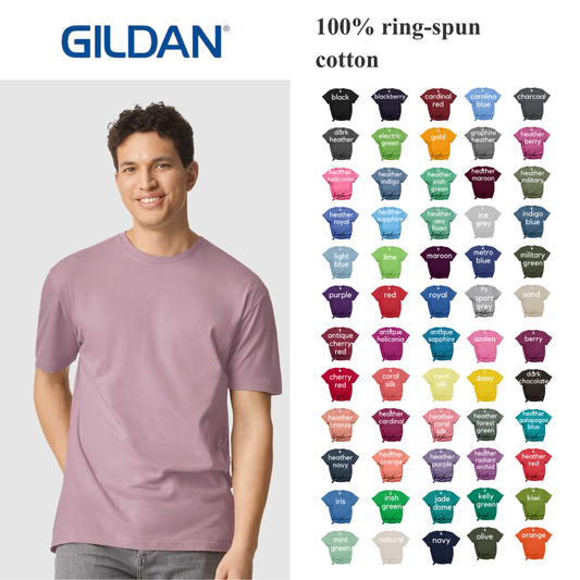Gildan 64000 Softstyle Tee – Unisex Lightweight Comfort