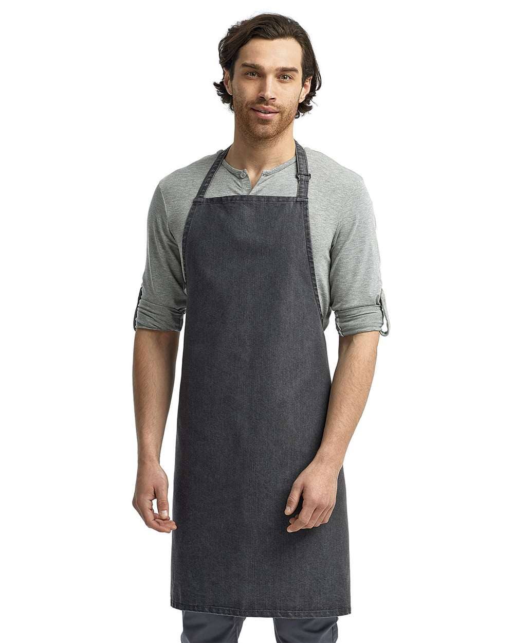 Recycled Cotton Blend Apron for Custom Logos & Uniforms