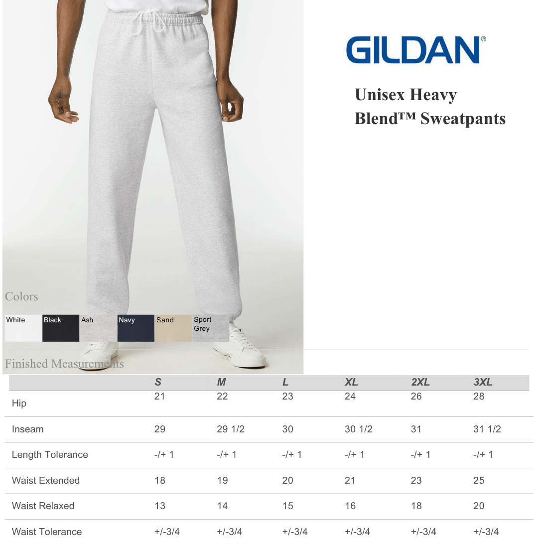 Unisex Heavy Blend Sweatpants – Soft Fleece Everyday Comfort