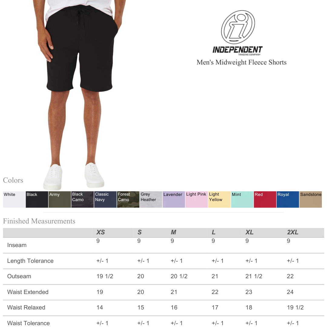 Relaxed Fit Men’s Fleece Shorts | Soft Cotton Face | All-Day