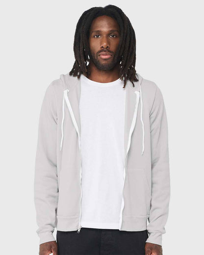 Unisex Sponge Fleece Full-Zip Hoodie | Comfort Soft Cotton