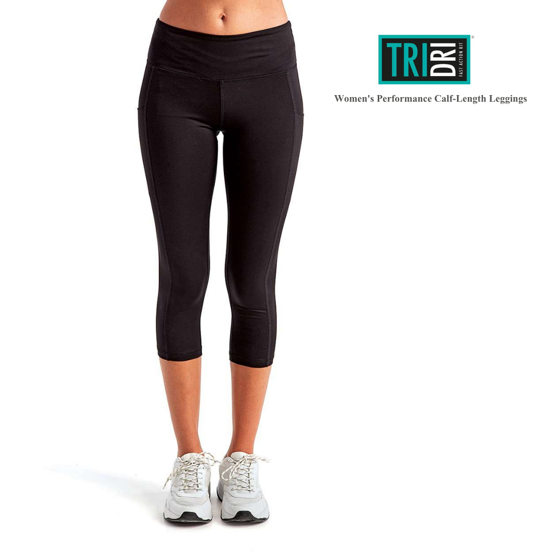 Women's Capri Workout Leggings with Side Pockets Activewear