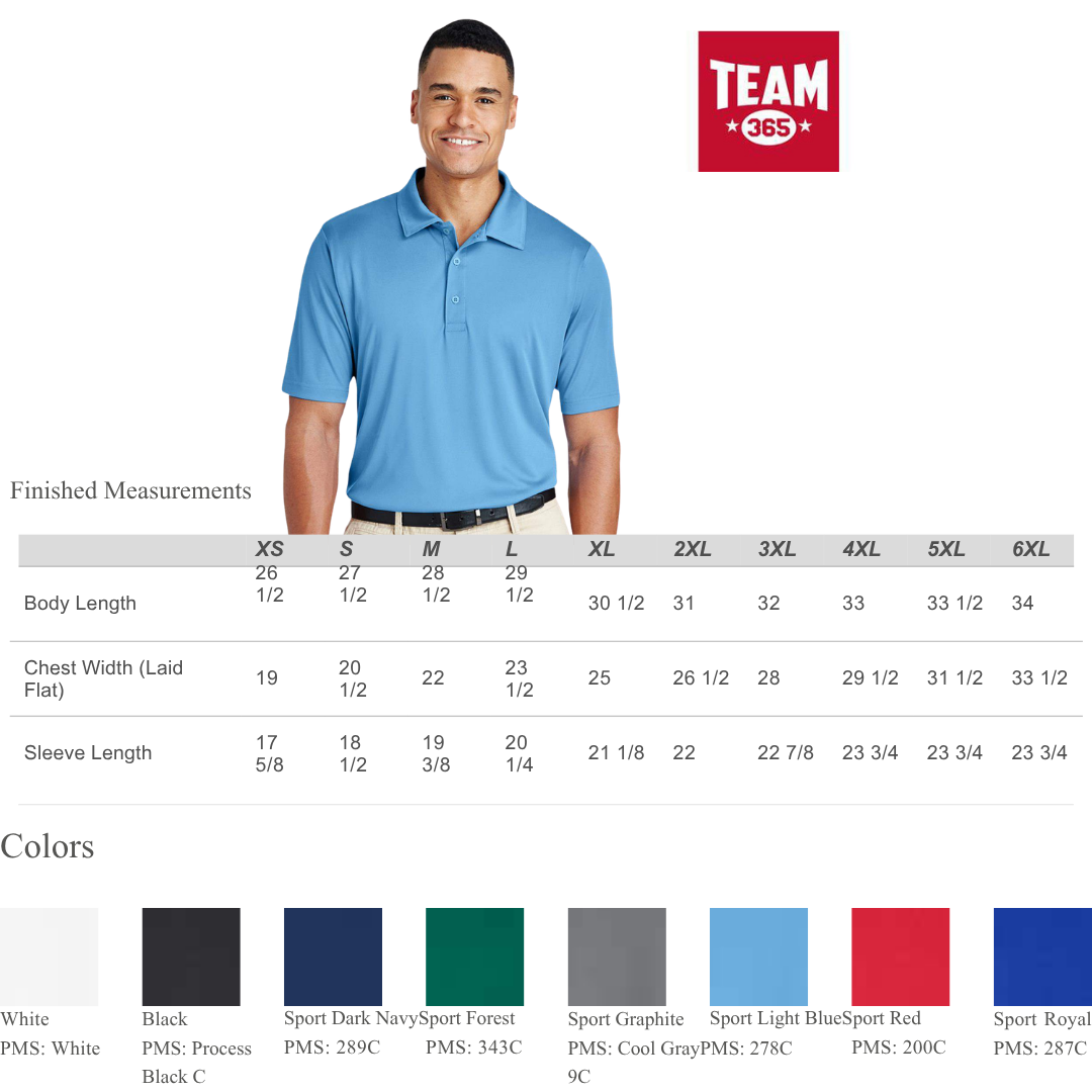 Men's Lightweight Performance Polo for Work & Team Uniforms