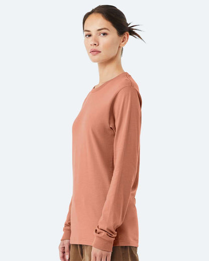 Unisex Soft Cotton Long Sleeve Tee | Bella + Canvas