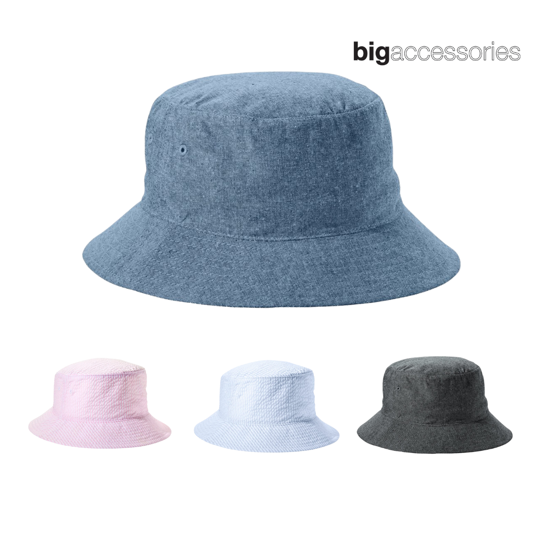 Unisex Washed Cotton Crusher Bucket Hat – One Size