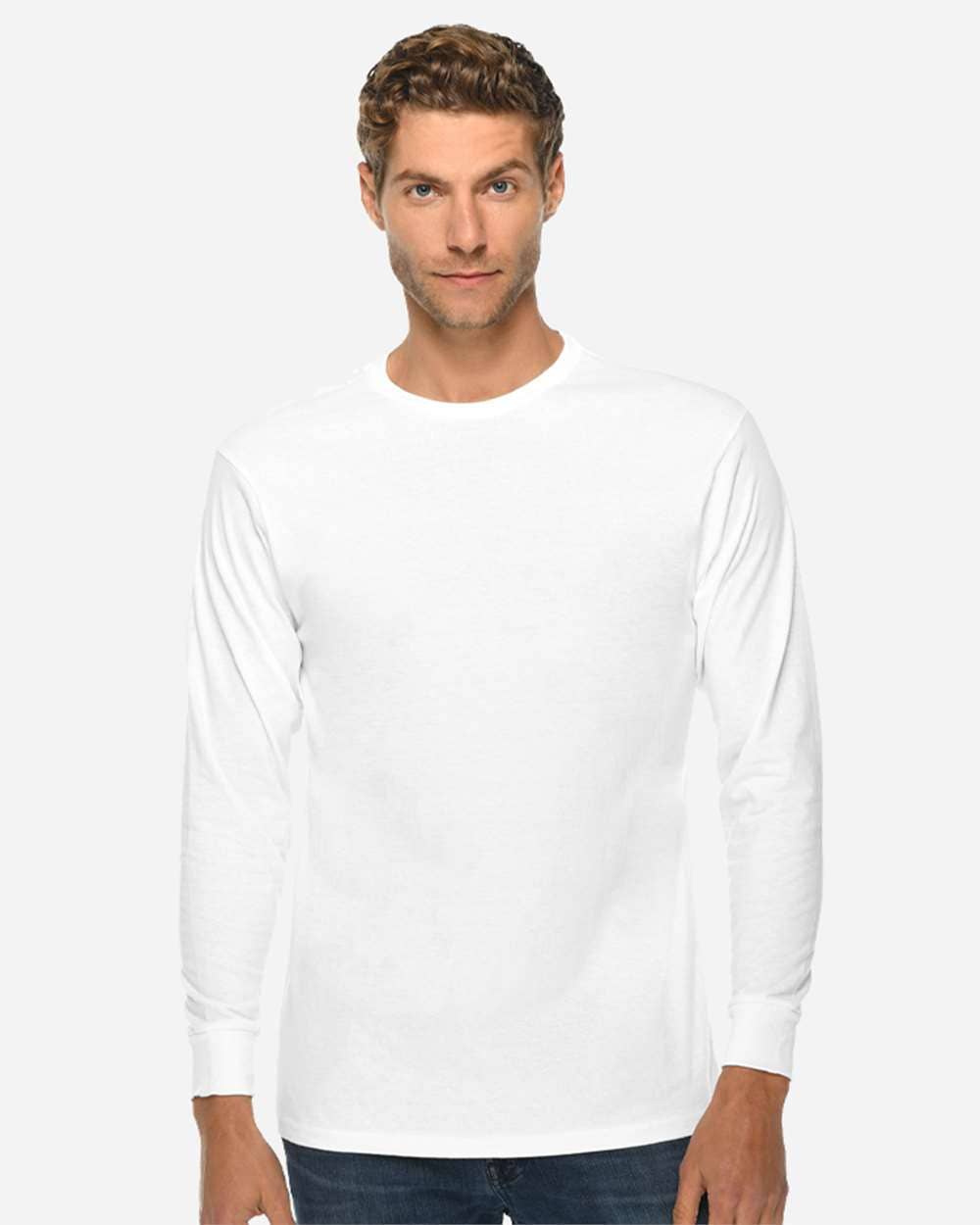 Lane Seven - Heavyweight Long Sleeve Cotton T-Shirt