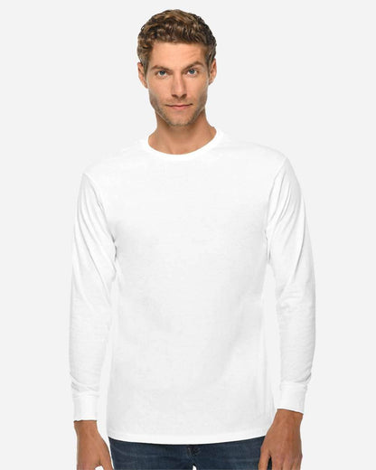 Lane Seven - Heavyweight Long Sleeve Cotton T-Shirt
