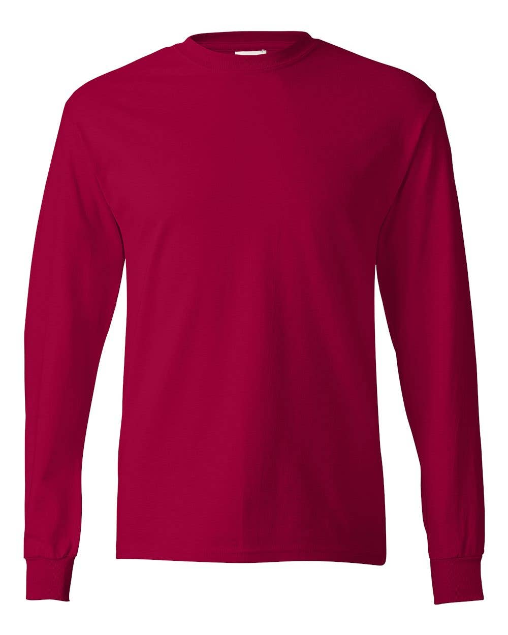 Hanes Long Sleeve Tee | 100% Cotton Classic Soft & Comfort