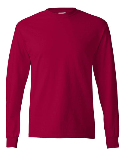 Hanes Long Sleeve Tee | 100% Cotton Classic Soft & Comfort