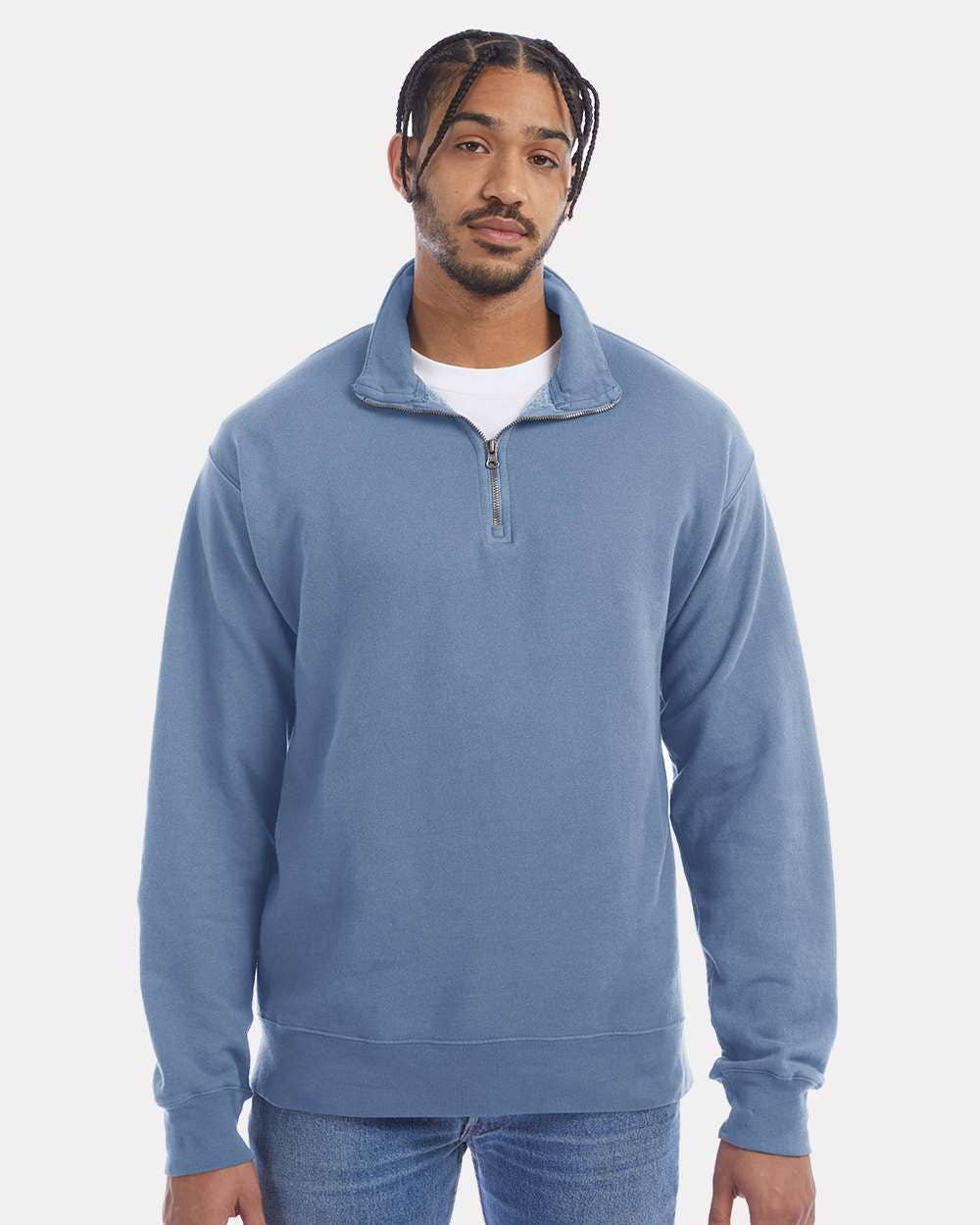 ComfortWash Quarter-Zip Pullover | Premium Garment-Dyed Flee