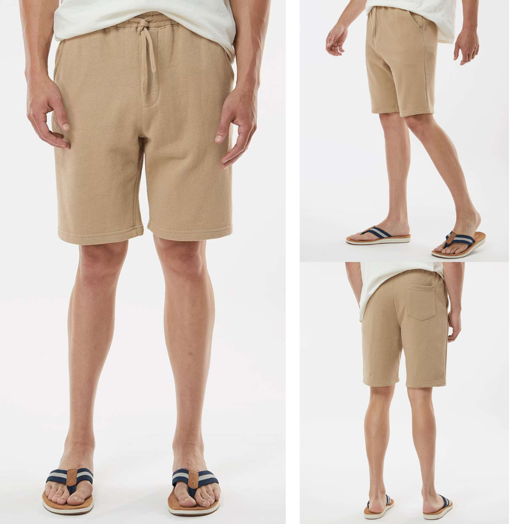 Relaxed Fit Men’s Fleece Shorts | Soft Cotton Face | All-Day