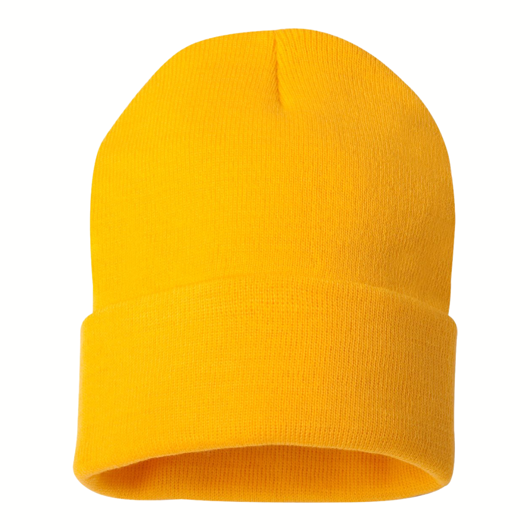 Premium 12” Cuffed Knit Beanie – Warm, Soft & Unisex Winter