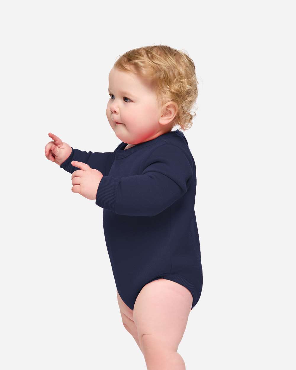 Infant Cotton Long Sleeve Bodysuit Warm & Cozy Fit