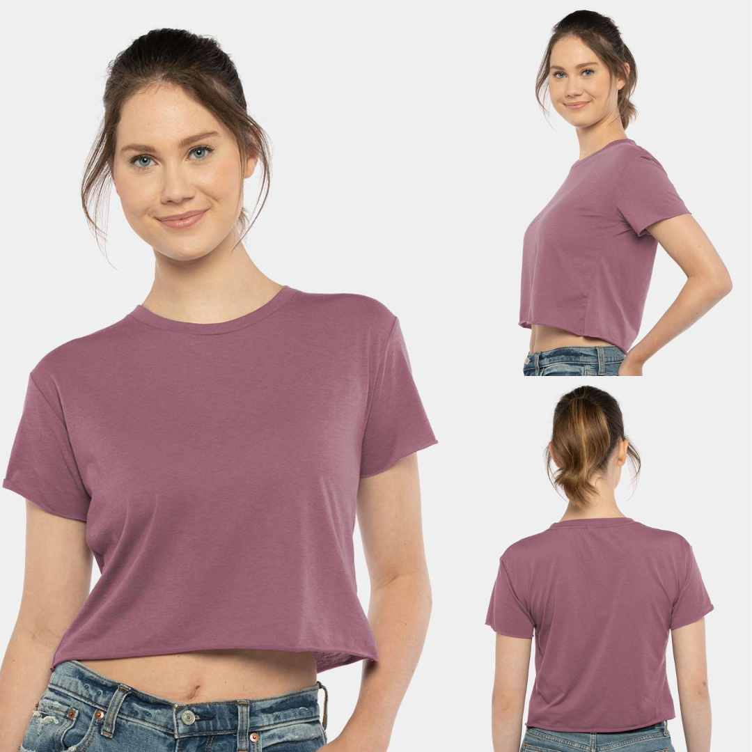 Women’s Festival Crop Top – Relaxed Fit Lightweight Crop Tee