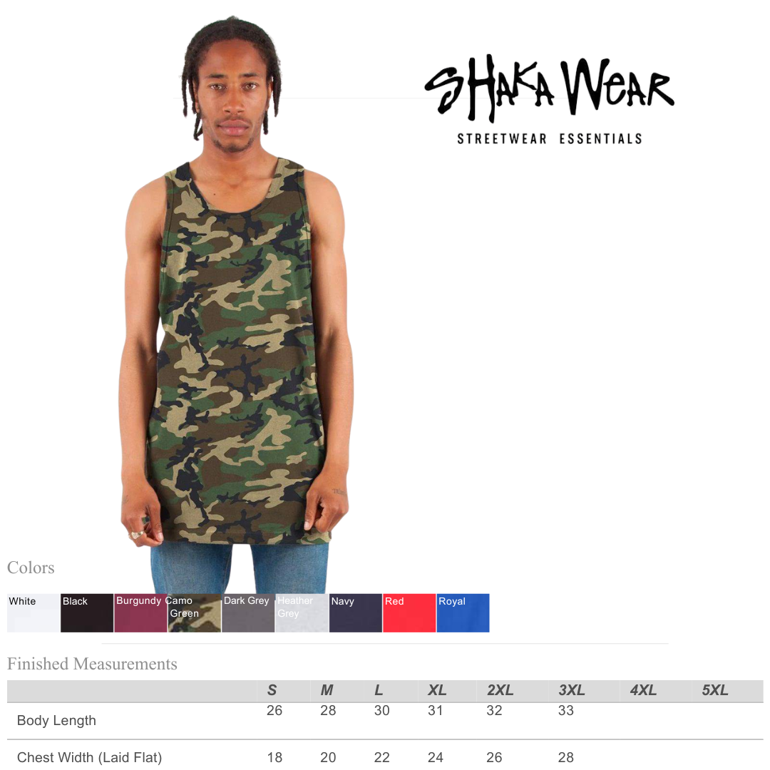 Shaka Wear Unisex Heavyweight Active Tank Top