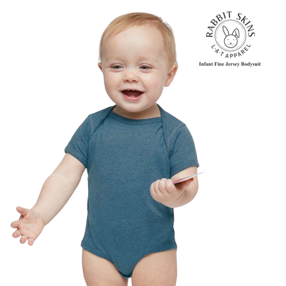 Rabbit Skins Infant Fine Jersey Cotton Bodysuit
