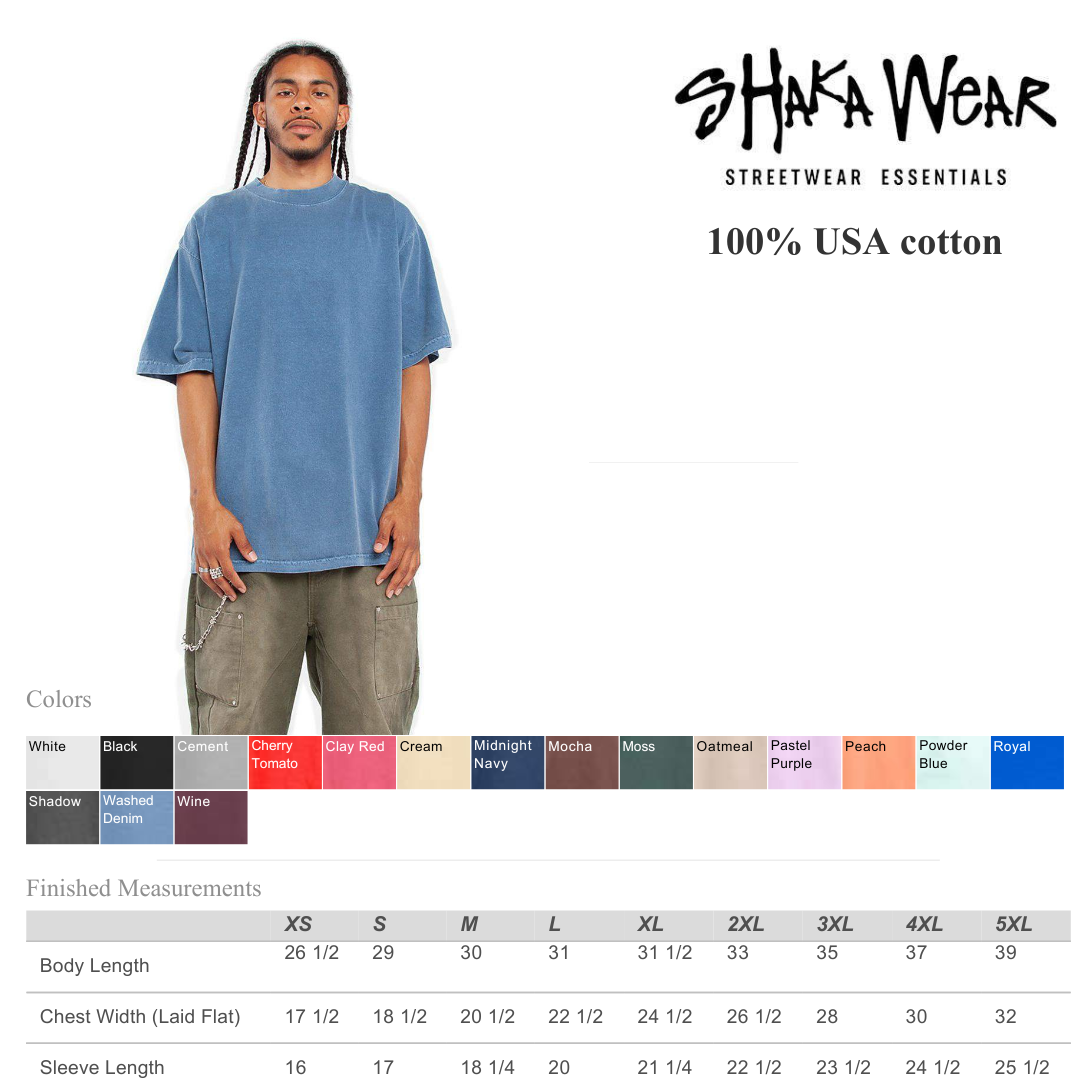 Premium Pigment-Dyed T-Shirt – Heavy Cotton Oversized Fit