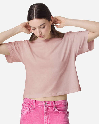 Women’s Boxy Cotton Tee | Everyday Relaxed Style