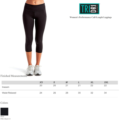 Women's Capri Workout Leggings with Side Pockets Activewear