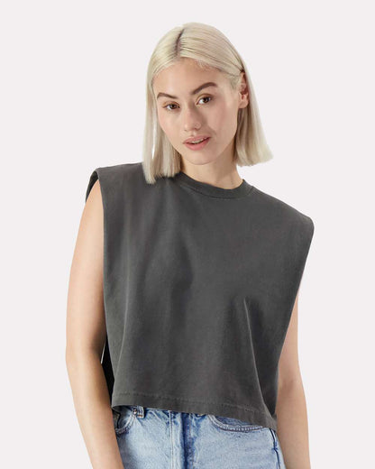 American Apparel | Women’s Heavyweight Muscle Tee | Boxy Fit