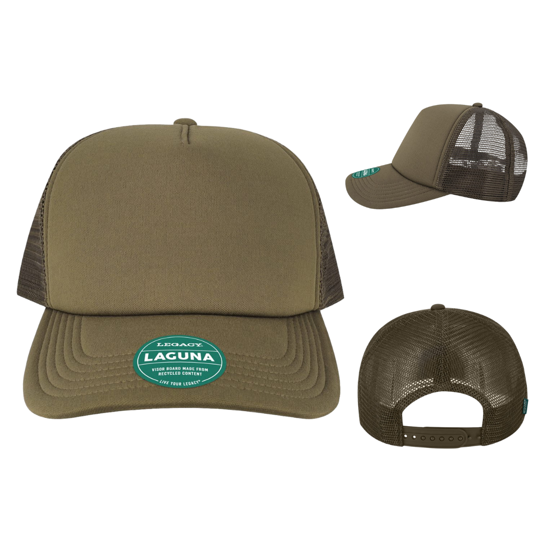 LEGACY Unisex Trucker Snapback Cap – Mesh Back Everyday Hat